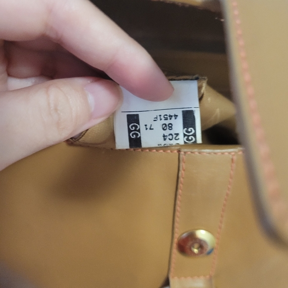 Furla shoulder leather bag tan colour with gold hardware - vintage - Picture 12 of 16